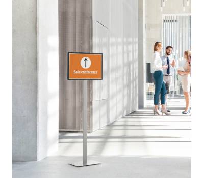 Espositore Info Stand Basic - da pavimento - A3 - Durable - 5013-57 - 4005546730332 - DMwebShop - 4