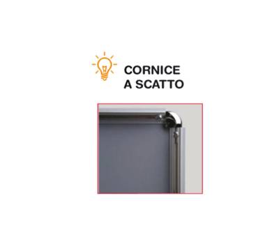 Cornice a scatto ST - autoportante - monofacciale - 70 x 100 cm - Studio T - 1107397 - 8033162465310 - DMwebShop - 1
