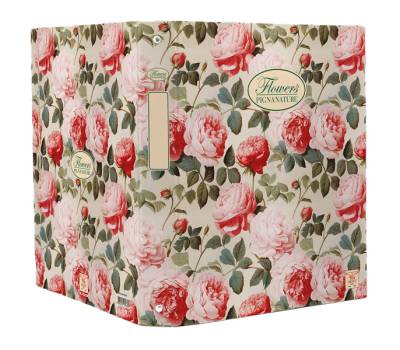 Raccoglitore Nature Flowers A5,18,5 x 22 cm 4 anelli diametro 3 cm Pigna 005479530 - 27242 - 3