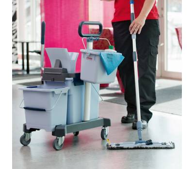Carrello con barra UltraSpeed Pro Doppio - per pulizie - 62 x 38 x 85 cm - Vileda - 147200 - 34023103169266 - DMwebShop - 2