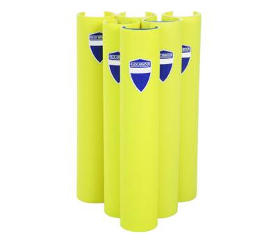 Protezione per scaffalature - per montanti larghi 70-87 mm - H 60 cm - giallo fluo - Rack Armour - Beaverswood - RAP70/LY - 5025360210147 - DMwebShop - 2