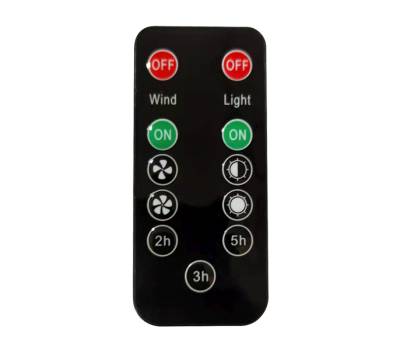 Ventilatore portatile da campeggio con luce LED diametro 10 cm 16 x 14 x 16,5 cm Melchioni Family 118620050 - 29563 - 1