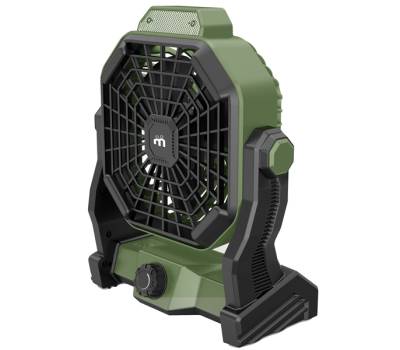 Ventilatore portatile da campeggio con luce LED diametro 12 cm 25,5 x 21 x 11,5 cm Melchioni Family 118620051 - 29564 - 1