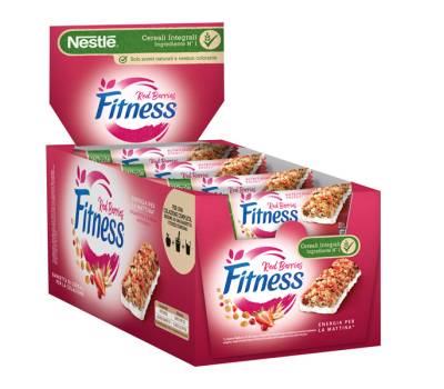 Barretta fitness frutti rossi - monoporzione da 23,5 gr - conf. 24 pezzi - Nestle' - 12592370 - DMwebShop - 1