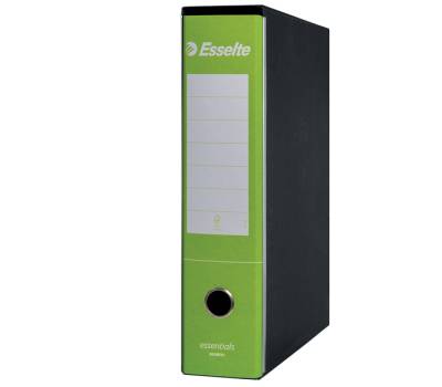 Registratore Essentials G75 - dorso 8 cm - protocollo 23 x 33 cm - Verde chiaro - conf. 6 pezzi - Esselte - 390775600 - 8004157577561 - DMwebShop - 1
