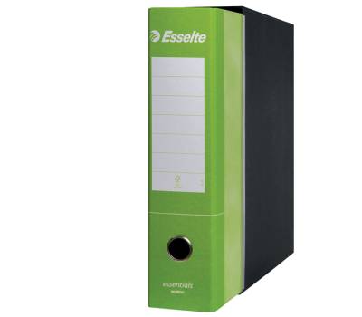 Registratore Essentials G75 - dorso 8 cm - protocollo 23 x 33 cm - Verde chiaro - conf. 6 pezzi - Esselte - 390775600 - 8004157577561 - DMwebShop - 2