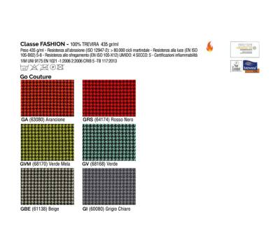 Seduta ergonomica Hubble - tessuto Fashion Go Couture - verde - Unisit - HUHU/BR/GV - DMwebShop - 1