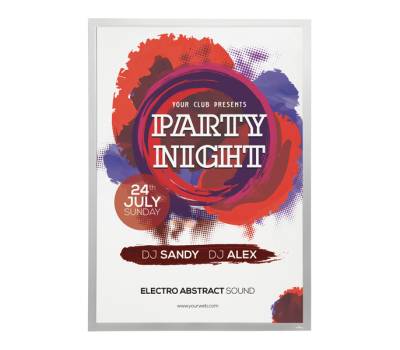 Cornice adesiva Duraframe Poster - 70 x 100 cm - argento - Durable - 5056-23 - 4005546732442 - DMwebShop - 1