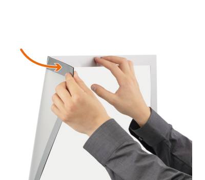 Cornice adesiva Duraframe Poster - 70 x 100 cm - argento - Durable - 5056-23 - 4005546732442 - DMwebShop - 5