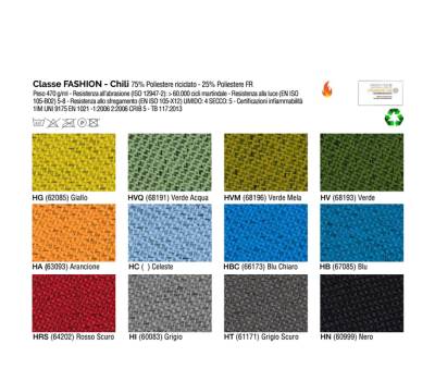 Poltrona semidirezionale Light LLBPG - con braccioli regolabili e poggiatesta - blu chiaro-bianco - Unisit - LLBPG/BR/HBC - DMwebShop - 1