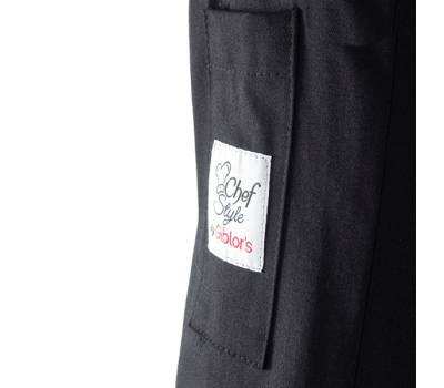 Giacca da cuoco Adriano - a manica lunga - taglia M - nero - Giblor's - Q8G00184-U32-M - 8056149337707 - DMwebShop - 1