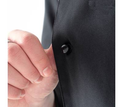 Giacca da cuoco Tommaso - a manica corta - taglia L - nero - Giblor's - Q8G00186-U32-L - 8056149337899 - DMwebShop - 1