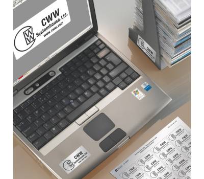 Etichette adesive tonde L6129 in poliestere laser permanenti diametro 30 mm 48 etichette per foglio 20 fogli argento - 28013 - 1