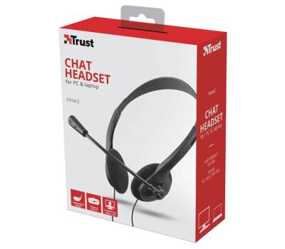 Cuffie per chat Primo - con microfono - Trust - 21665 - 8713439216653 - DMwebShop - 4