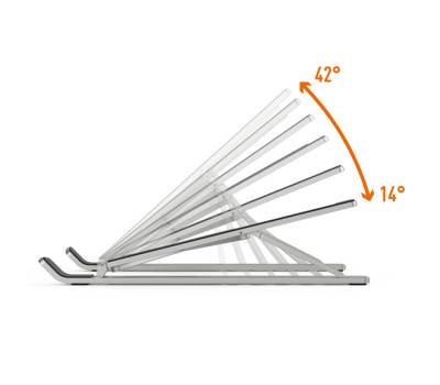 Supporto alza notebook Fold - fino a 15' - Durable - 5051-23 - 4005546732220 - DMwebShop - 5