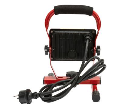 Proiettore da cantiere Light Pad - con staffa e cavo 1,5 mt - 20 W - rosso - Velamp - IS750-3 - 8003910105010 - DMwebShop - 1
