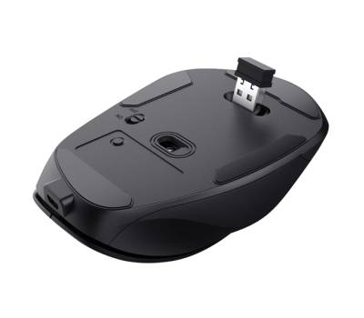 Mouse wireless Fyda - ricaricabile - nero - Trust - 24727 - 8713439247275 - DMwebShop - 3