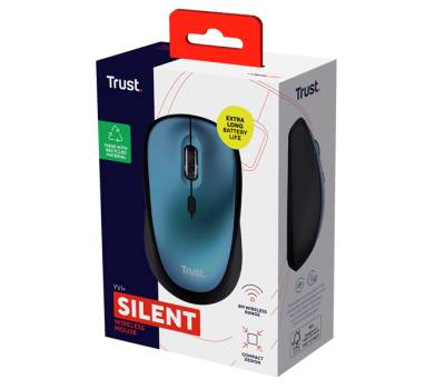 Mouse wireless Yvi+ - silenzioso - blu - Trust - 24551 - 8713439245516 - DMwebShop - 4