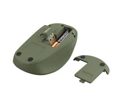 Mouse wireless Yvi+ - silenzioso - verde - Trust - 24552 - 8713439245523 - DMwebShop - 3