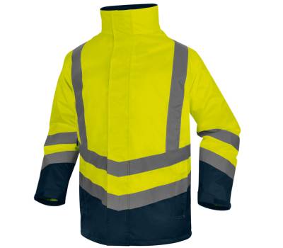 Parka 5 in 1 Optimum 3 alta visibilita' - taglia L - giallo fluo - Deltaplus - OPTI3JMGT - 3295249276652 - DMwebShop - 1
