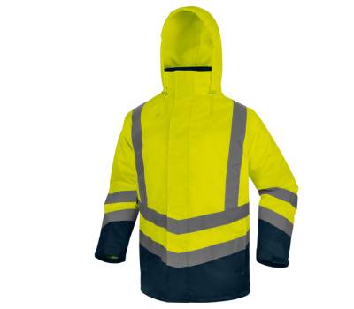Parka 5 in 1 Optimum 3 alta visibilita' - taglia XL - giallo fluo - Deltaplus - OPTI3JMXG - 3295249276669 - DMwebShop - 3