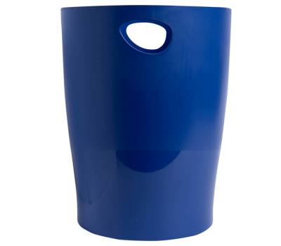 Cestino gettacarte Ecobin Bee Blue - 15 lt - blu navy - Exacompta - 45303D - 9002490453039 - DMwebShop - 1
