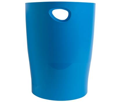 Cestino gettacarte Ecobin Bee Blue - 15 lt - turchese - Exacompta - 45384D - 9002490453848 - DMwebShop - 1