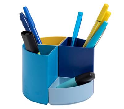 Portapenne modulare The Quarter Bee Blue - 12 x 12 x 8,3 cm - multicolore - Exacompta - 68202D - 9002490682026 - DMwebShop - 3 Portapenne modulare The Quarter Bee Blue - 12 x 12 x 8,3 cm - multicolore - Exacompta - 68202D - 9002490682026 - DMwebShop - 3