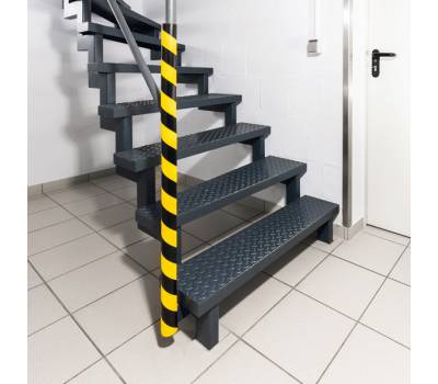 Profilo paracolpi P30 - per superfici tubolari - giallo-nero - Durable - 1115-130 - 4005546735801 - DMwebShop - 2