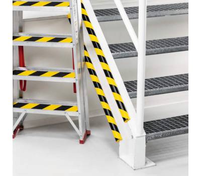 Profilo paracolpi E8R per spigoli giallo nero Durable - 29040 - 1