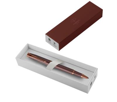 Penna roller IM Monochrome - punta F - burgundy - Parker - 2190513 - 3026981905131 - DMwebShop - 1