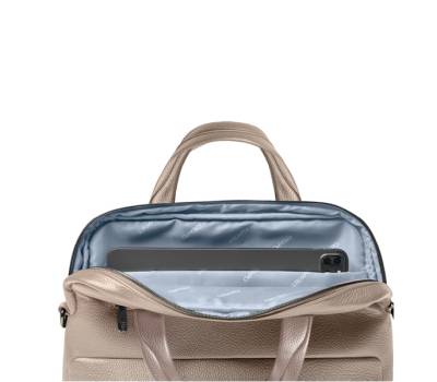 Borsa slim Gate Trended - con manici - 41 x 30 x 15 cm - ecopelle - blu - InTempo - 9216GAT32 - DMwebShop - 1