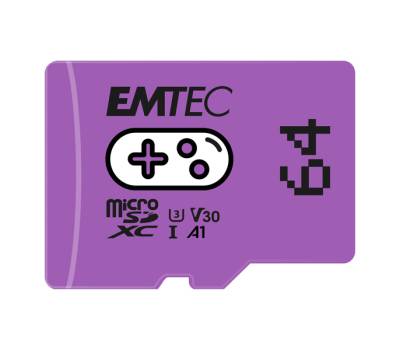 mSD - 64 Gb - UHS-I U3 V30 A1 Gaming - Viola - Emtec EMTSDM64GXCU3G - ECMSDM64GXCU3G - 3126170175908 - DMwebShop - 1