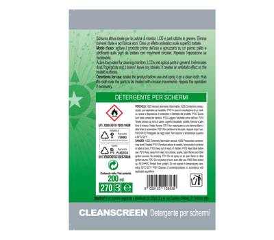 Detergente in schiuma Clean Screen - per monitor e tastiere - 200 ml - Starline - A01027 - 8025133128539 - DMwebShop - 1