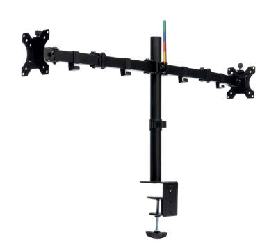 Braccio estensibile ergonomico per monitor doppio SmartFit nero - 26608 - 1