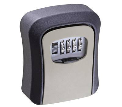 Cassetta di sicurezza per chiavi - combinazione meccanica - 9,5 x 11,5 x 4 cm - metallo - nero-grigio - Valex - 1453068 - 8004878713347 - DMwebShop - 1