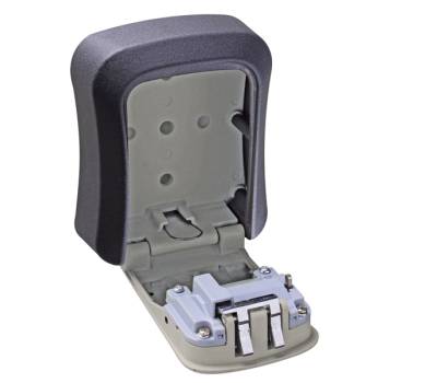 Cassetta di sicurezza per chiavi - combinazione meccanica - 9,5 x 11,5 x 4 cm - metallo - nero-grigio - Valex - 1453068 - 8004878713347 - DMwebShop - 2