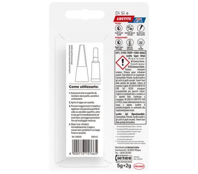 Colla Super Attak Precision - 5 gr + 2 gr - Gel Riposizionabile - Loctite - 2992501 - 8000776157665 - DMwebShop - 1 Colla Super Attak Precision - 5 gr + 2 gr - Gel Riposizionabile - Loctite - 2992501 - 8000776157665 - DMwebShop - 1