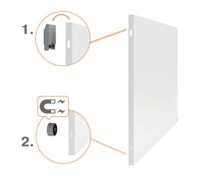 Lavagna Bianca Magnetica Infinity - 90 x 60 cm - Nobo - 1915714 - 5028252645515 - DMwebShop - 4