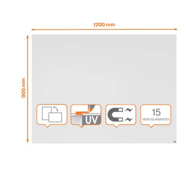 Lavagna Bianca Magnetica Infinity - 120 x 90 cm - Nobo - 1915715 - 5028252645522 - DMwebShop - 1