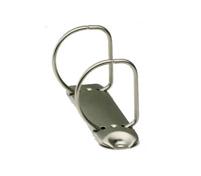 Raccoglitore Stelvio 2 anelli a D 40 mm dorso 5,5 cm 22 x 30 cm rosso - 8384 - 1