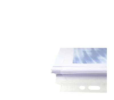 Buste forate con soffietto - PPL - 22 x 30 cm - trasparente - conf. 5 pezzi - Exacompta - 5507E - 3157407004951 - DMwebShop - 1