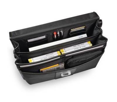 Cartella in tessuto extra strong nero 44 x 31 x 20 cm - 22168 - 2