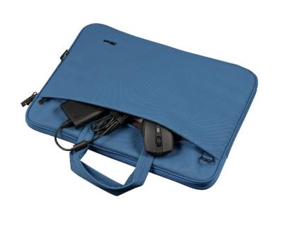 Borsa per notebook Bologna ecocompatibile da 16 blu - 25871 - 1