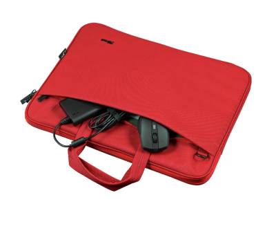 Borsa per notebook Bologna ecocompatibile da 16 rosso - 25870 - 3
