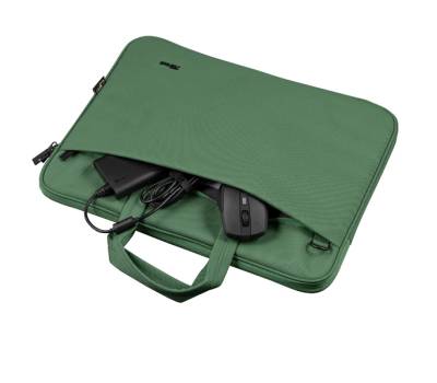 Borsa per notebook Bologna ecocompatibile da 16 verde salvia - 25869 - 3