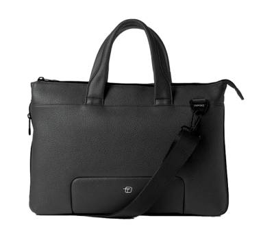 Borsa espandibile Gate Trended con manici 41 x 30 x 7 cm ecopelle nero - 21142 - 1