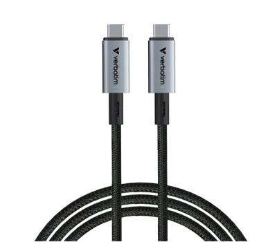 Cavo USB-C a USB-C - 240W - 40 Gbps - 120 cm - Verbatim - 31847 - 23942318477 - DMwebShop - 1