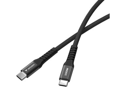 Cavo USB-C to USB-C - 100W - nero - 120 cm - Verbatim - 31863 - 23942318637 - DMwebShop - 1