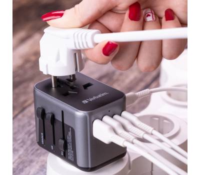 Adattatore da viaggio UTA 03 PD30W QC 2xUSB 2xType C - 29034 - 2 Adattatore da viaggio UTA 03 PD30W QC 2xUSB 2xType C - 29034 - 2